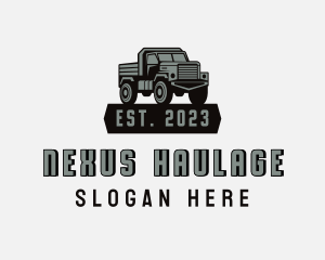 Cargo Truck Delivery logo design