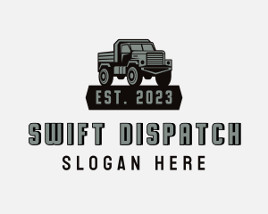 Cargo Truck Delivery logo design