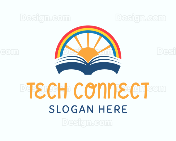 Rainbow Sunrise Book Logo