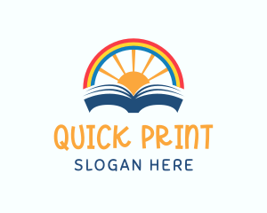 Rainbow Sunrise Book logo