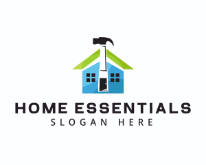 House Hammer Renovation logo design