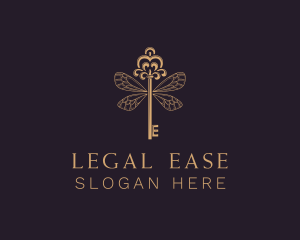 Elegant Key Wing Logo