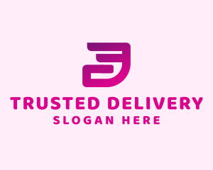 Modern Logistics Business logo design