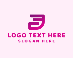 Venture - Modern Logistics Business logo design