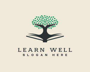 Educational Tree Book logo design