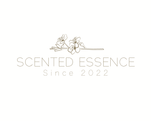 Natural Flower Fragrance  logo design