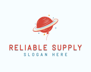 Planet Party Supplies logo design