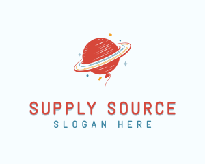 Planet Party Supplies logo design