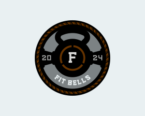 Crossfit Kettlebell Fitness Trainer logo design