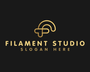 Startup Studio Letter F logo design