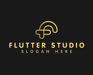 Startup Studio Letter F logo design