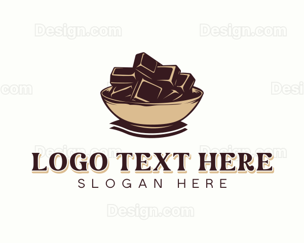 Chocolate Candy Bowl Logo