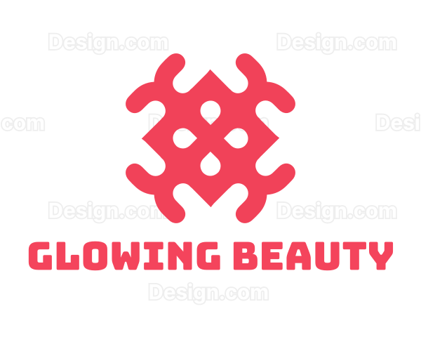 Pink Tile Pattern Logo