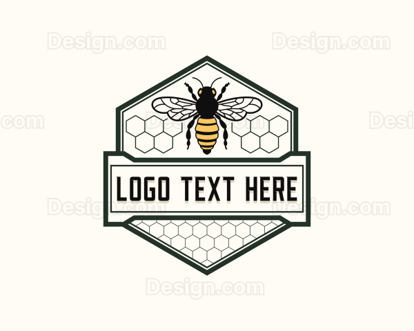 Bee Wasp Honey Logo