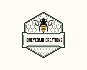 Bee Wasp Honey logo design