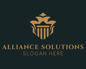 Legal Column Pillar logo design