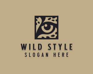 Wild Leopard Eye logo design