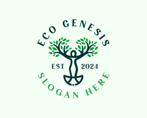 Eco Environmental Wellness logo design