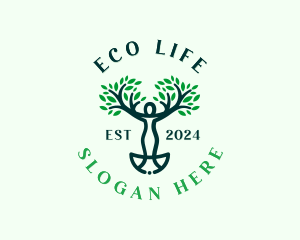 Eco Environmental Wellness logo design