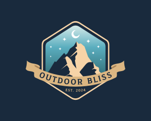 Mountain Outdoor Camping logo design