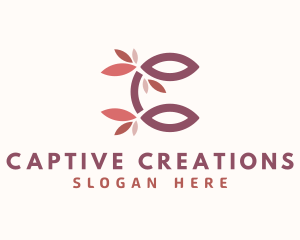 Spa Floral Letter C logo design