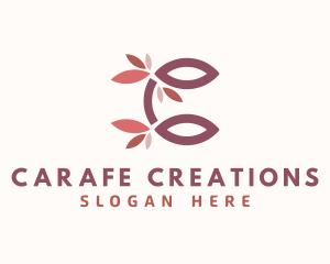 Spa Floral Letter C logo design