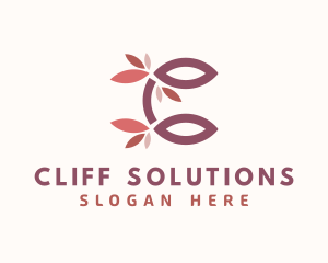 Spa Floral Letter C logo design