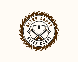 Hammer Saw Repair logo design