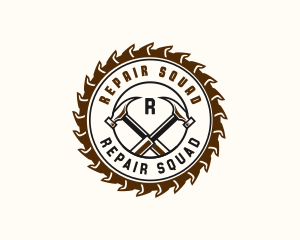 Hammer Saw Repair logo design