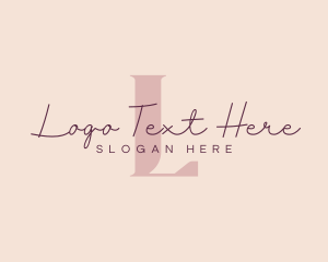 Cosmetics Fashion Lifestyle Logo