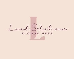 Beauty Fashion Lifestyle logo design