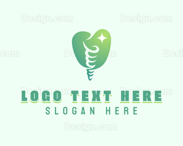 Dental Implant Tooth Logo