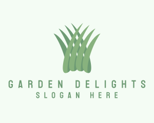 Grass Lawn Garden logo design