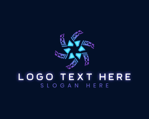 Technology Vortex Cyber Star logo