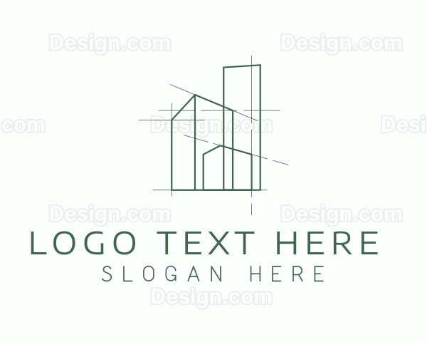 Green Property Contractor Logo