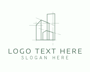 Green Property Contractor logo design