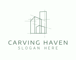 Green Property Contractor logo design