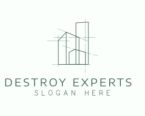 Green Property Contractor logo design