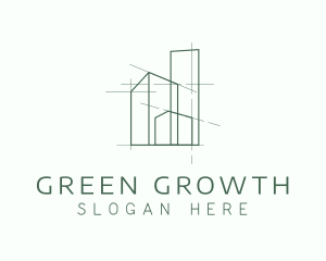 Green Property Contractor logo design