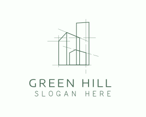 Green Property Contractor logo design