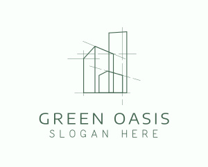 Green Property Contractor logo design