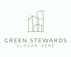 Green Property Contractor logo design