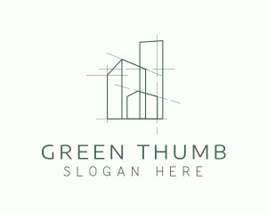 Green Property Contractor logo design