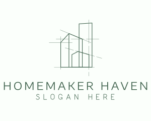 Green Property Contractor logo design