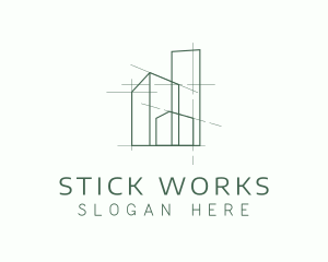 Green Property Contractor logo design