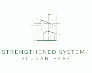 Green Property Contractor logo design