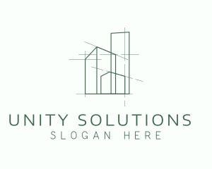 Green Property Contractor logo design