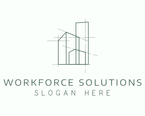 Green Property Contractor logo design