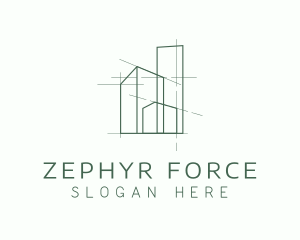 Green Property Contractor logo design