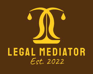 Gold Scale Legal Service  logo design